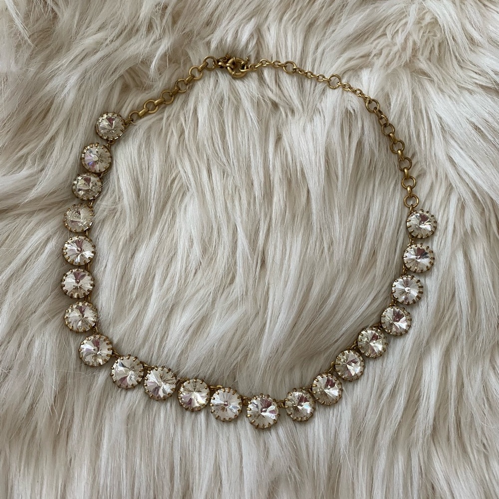 J. Crew crystal statement necklace